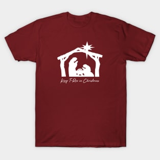 Keep T-Rex in Christmas T-Shirt